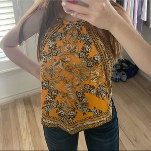 FP SILK YELLOW FLOWER TOP